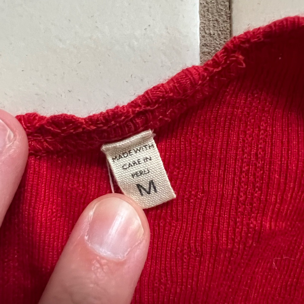 Doen Romy LS Tee - Red - Picture 4 of 6